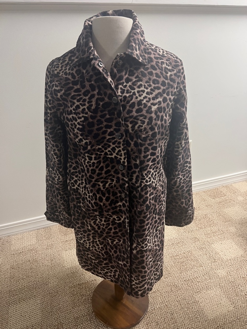 Spiritual Gangster Leopard Print Coat